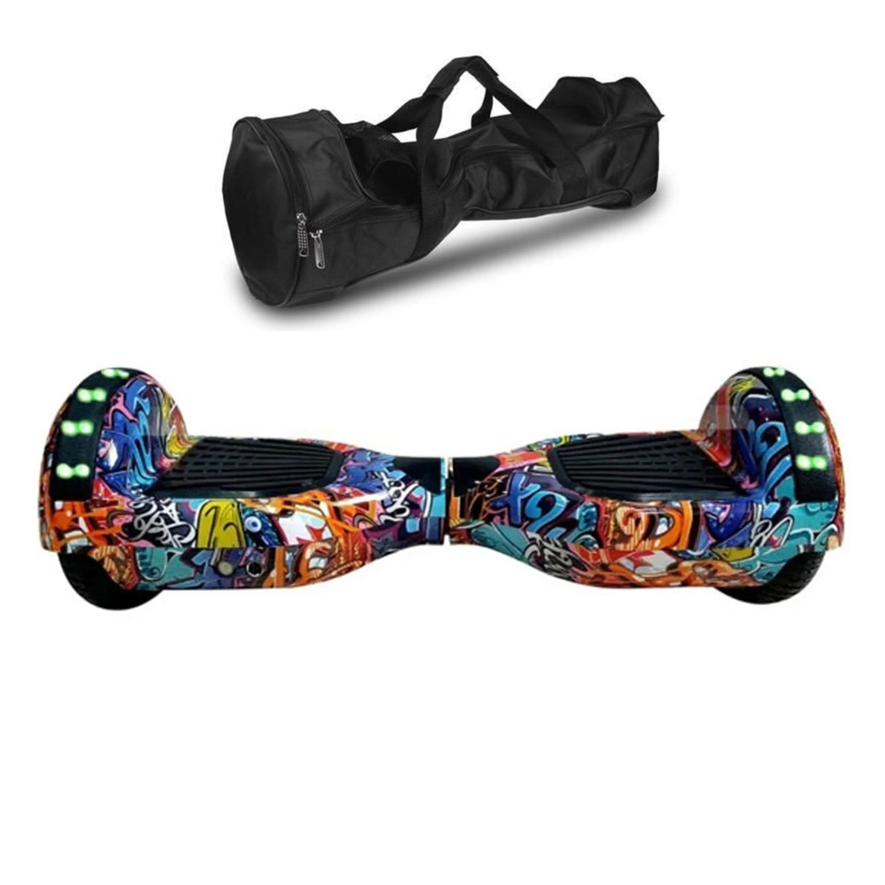 CITYMATE Elektrikli Kaykay Bluetooth Hoparlörlü 6.5" Full Ledli Çanta Hediyeli D11 Hoverboard