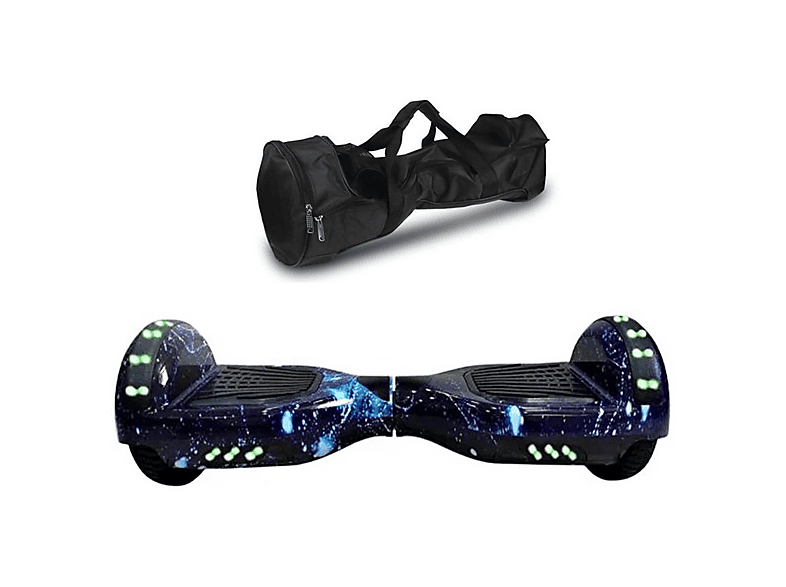 CITYMATE Elektrikli Kaykay Bluetooth Hoparlörlü 6.5" Full Ledli Çanta Hediyeli D12 Hoverboard