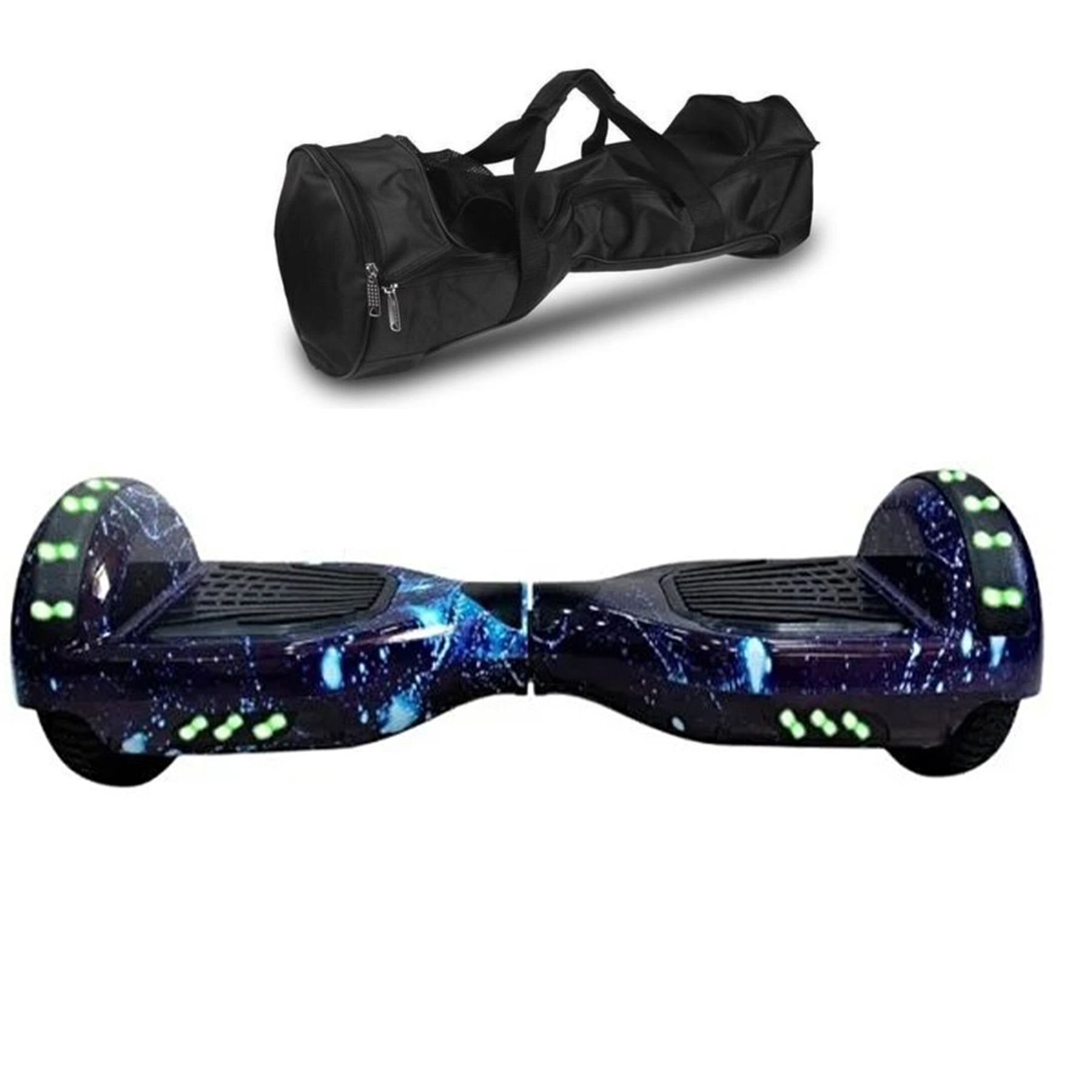 CITYMATE Elektrikli Kaykay Bluetooth Hoparlörlü 6.5" Full Ledli Çanta Hediyeli D12 Hoverboard