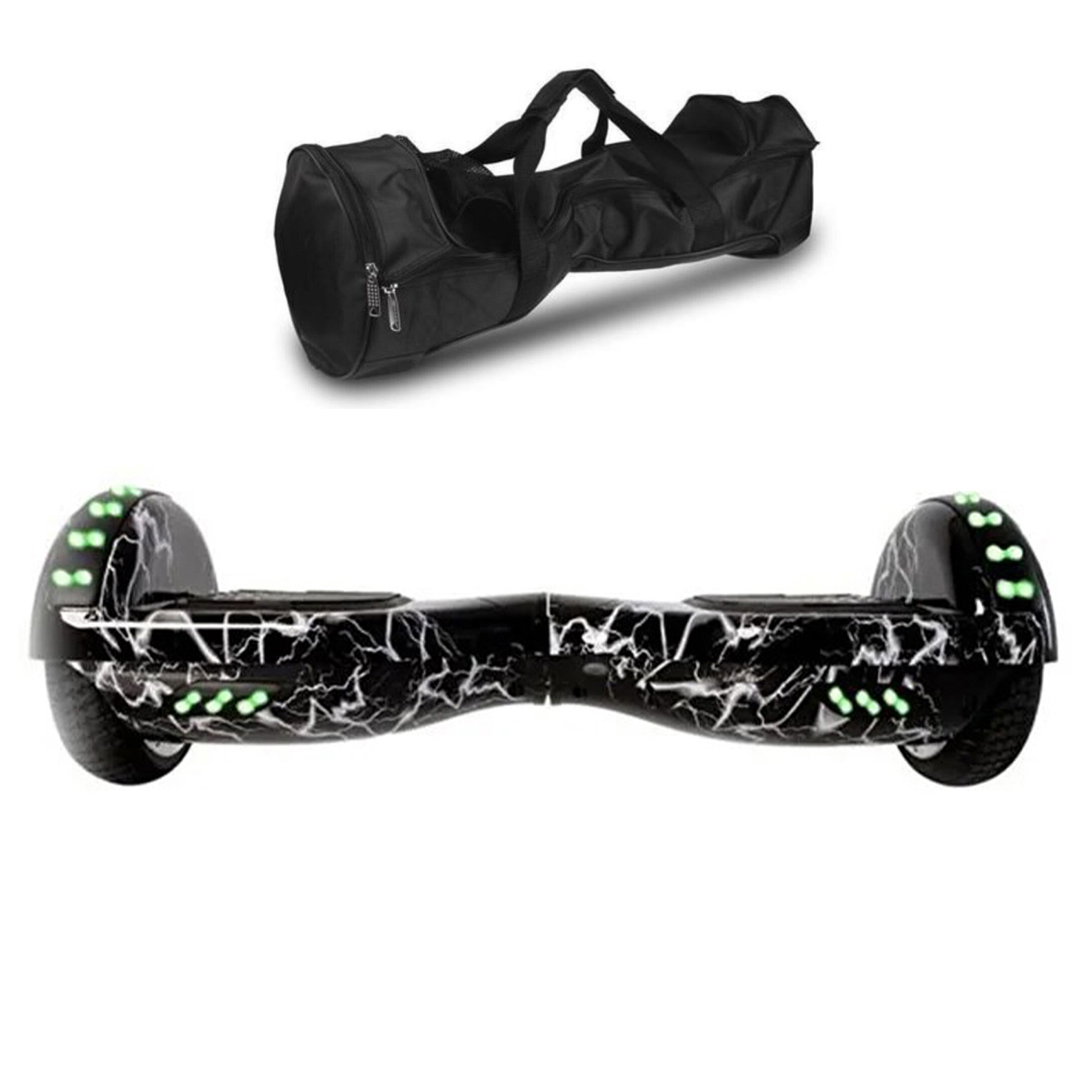 CITYMATE Elektrikli Kaykay Bluetooth Hoparlörlü 6.5" Full Ledli Çanta Hediyeli D02 Hoverboard