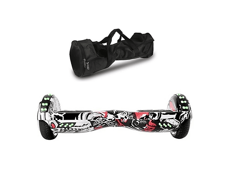 CITYMATE Elektrikli Kaykay Bluetooth Hoparlörlü 6.5" Full Ledli Çanta Hediyeli D06 Hoverboard