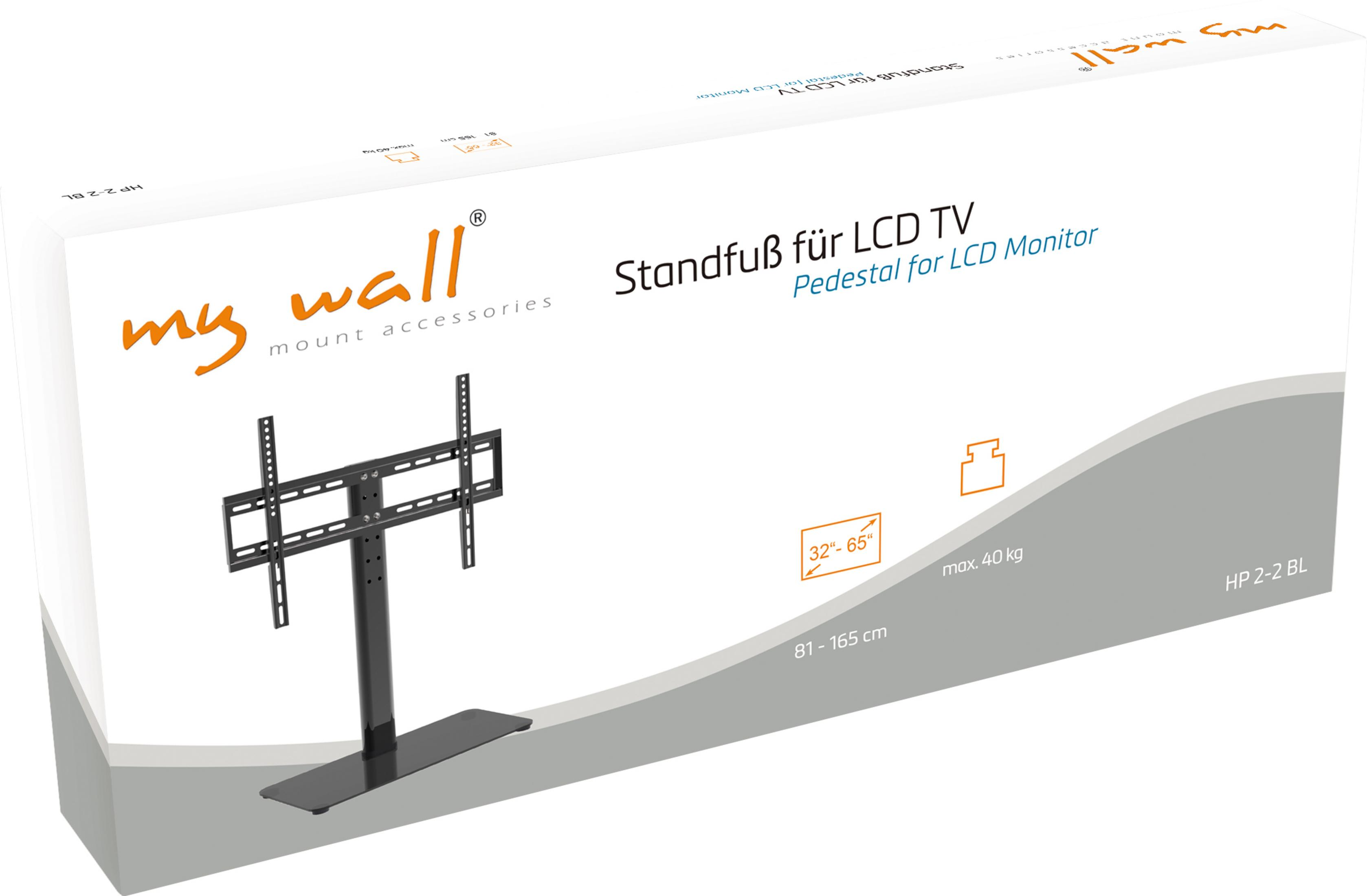 Standfuß für LCD TV/Monitor, 32-65 Zoll, max. 40kg.