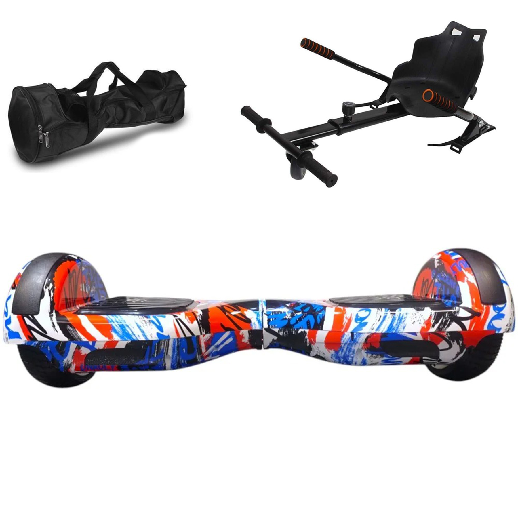 CITYMATE Elektrikli Kaykay Akıllı Denge 6.5" Hoverkart Çanta Extrem Paket D09 Hoverboard