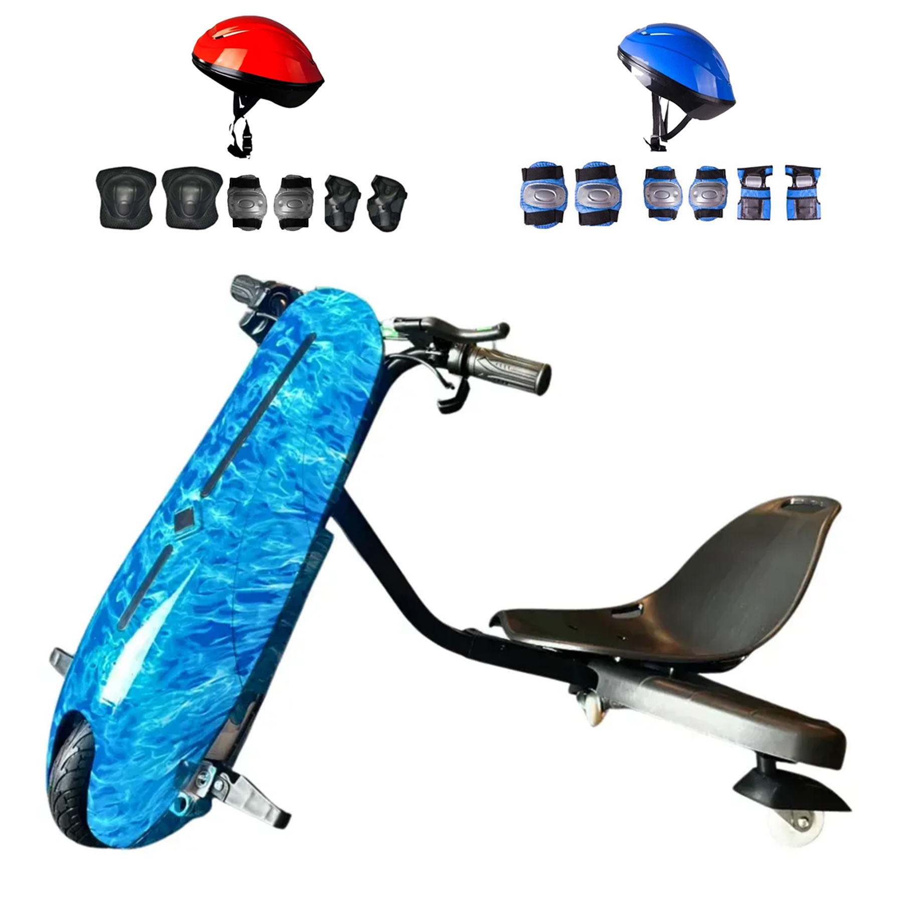 CITYMATE Drift Car Elektrikli Kaykay Bluetooth Ledli Koruma Ekipmanı D29 Hoverboard