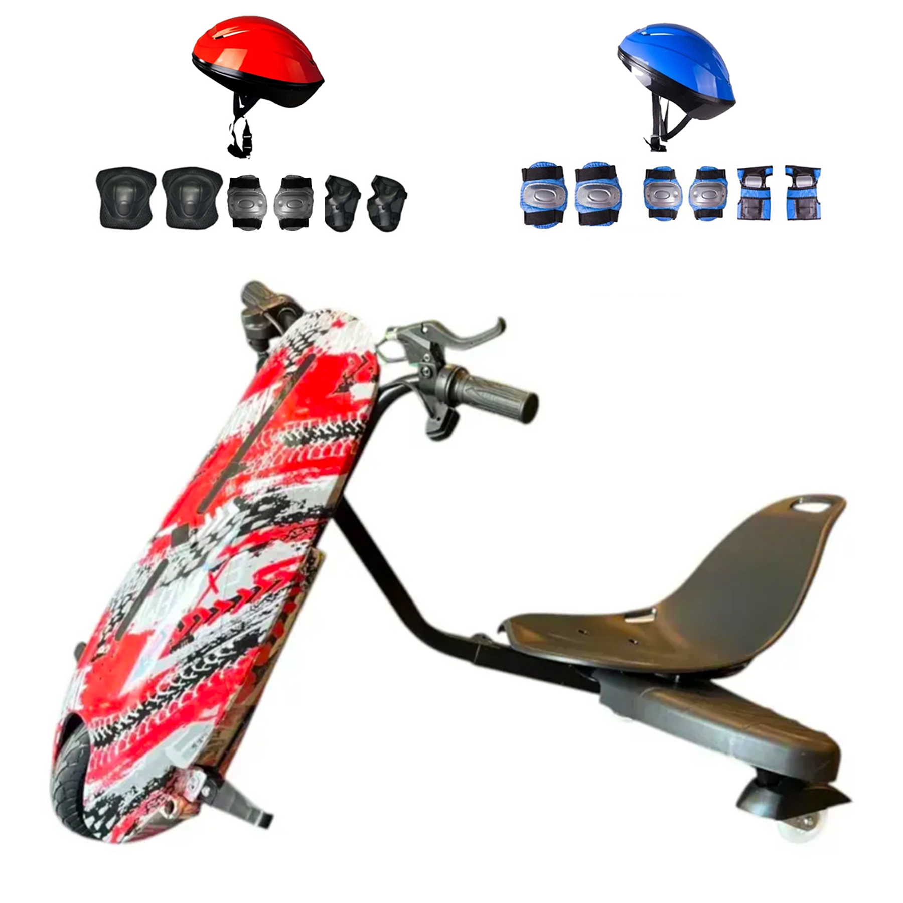 CITYMATE Drift Car Elektrikli Kaykay Bluetooth Ledli Koruma Ekipmanı D17 Hoverboard