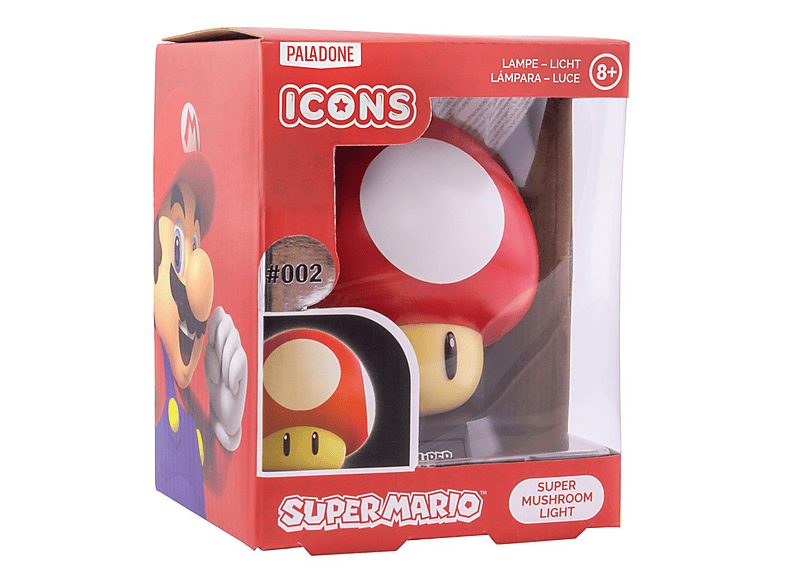 LAMP NINTENDO SUPER MUSHROOM 10CM | MediaMarkt