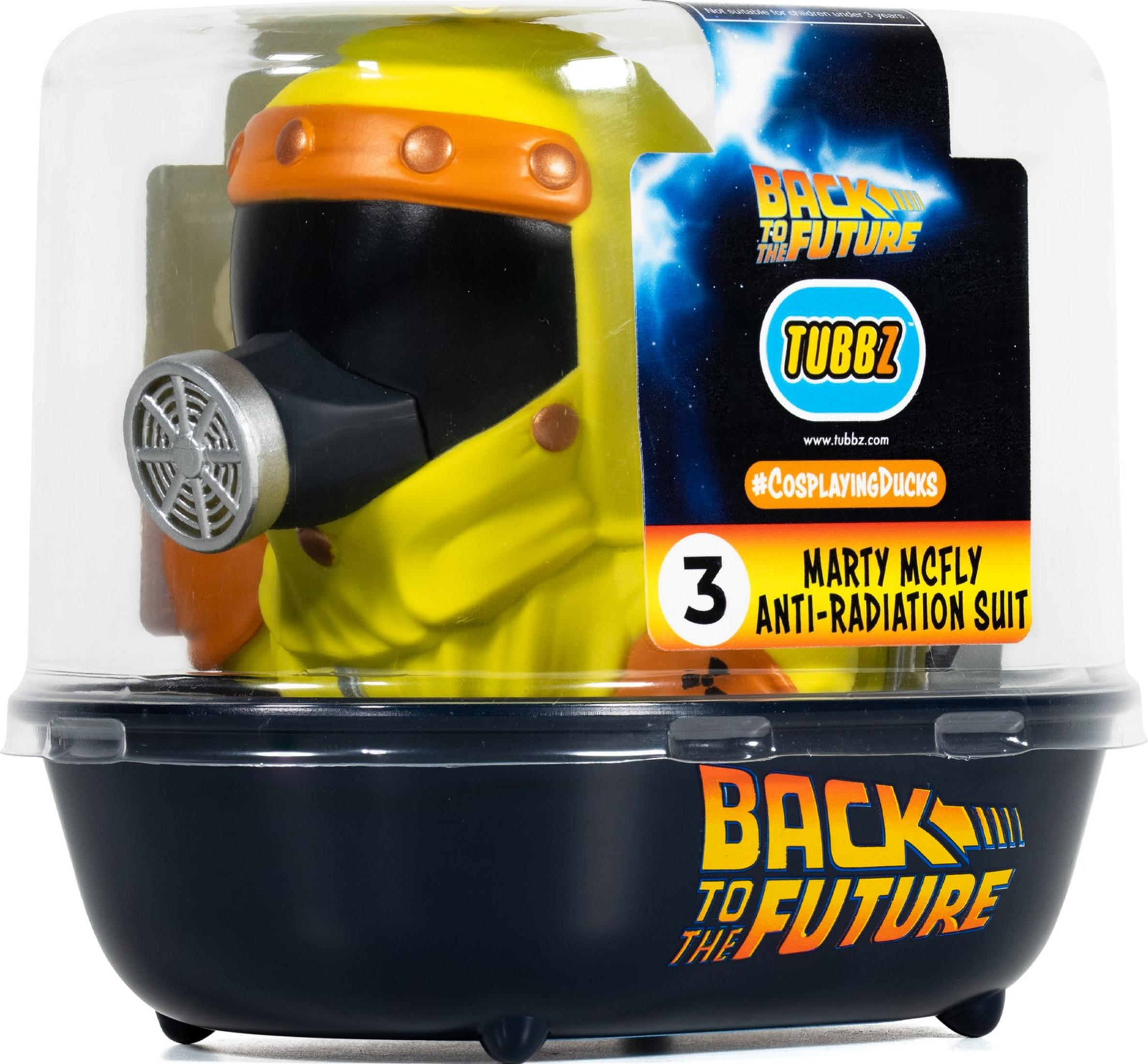 Marty McFly Anti-Strahlenschutzanzug Tubbz Figur im Karton, Back to the Future.