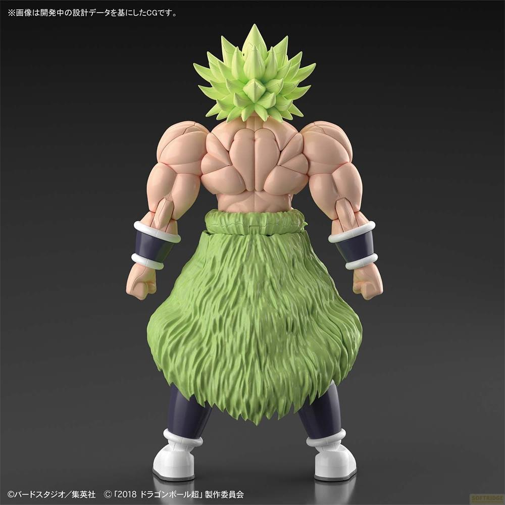 Una figura con pelo verde, cuerpo musculoso, taparrabos y botas blancas, vista de espaldas.