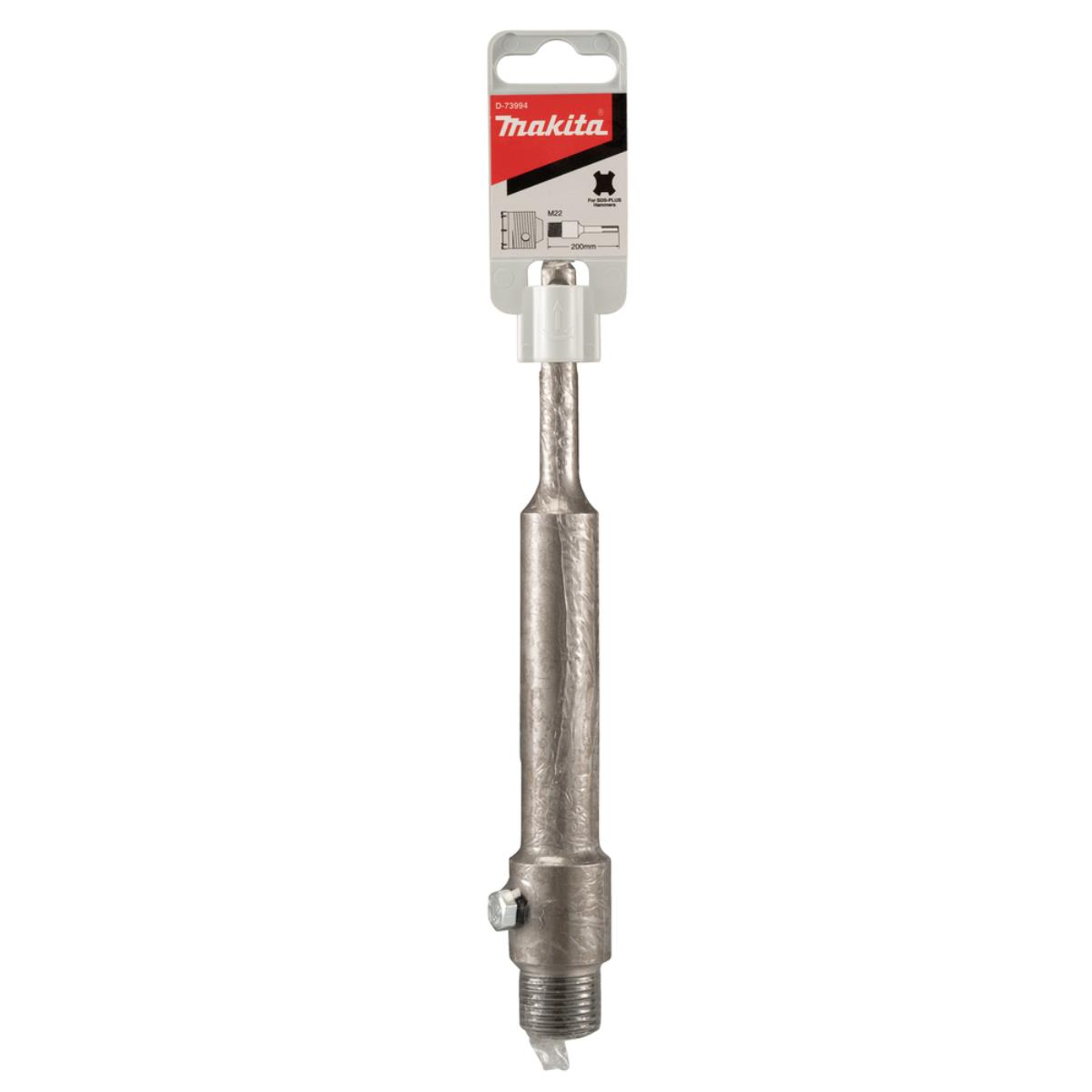 Makita Meißel mit M22 Gewinde und 200mm Länge, verpackt.