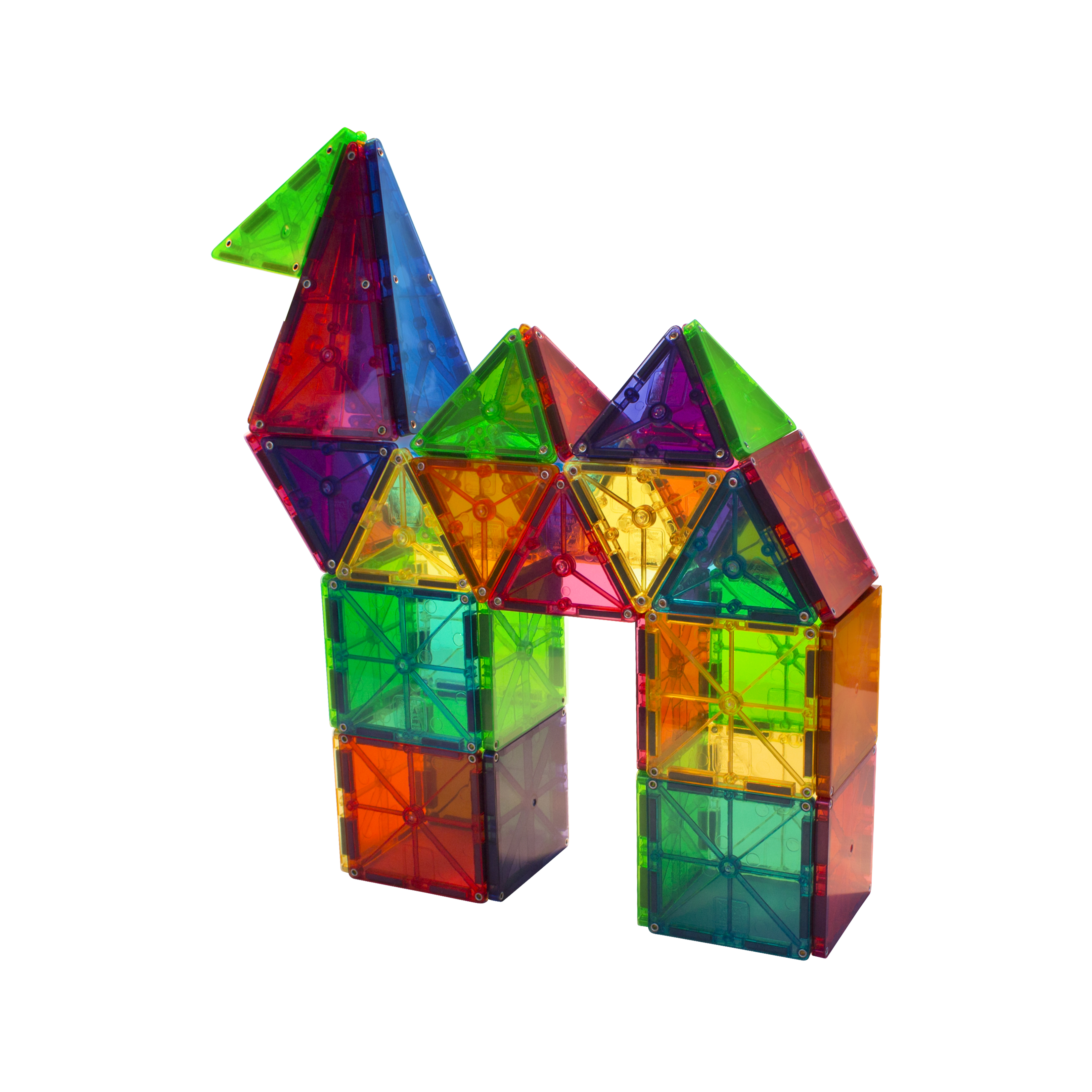 Un chameau construit à partir de blocs de construction magnétiques.