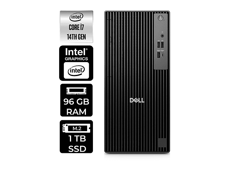 DELL Pro Tower QCT1250 QCT1250P318 PER4 Bellek Intel® Core™ i7