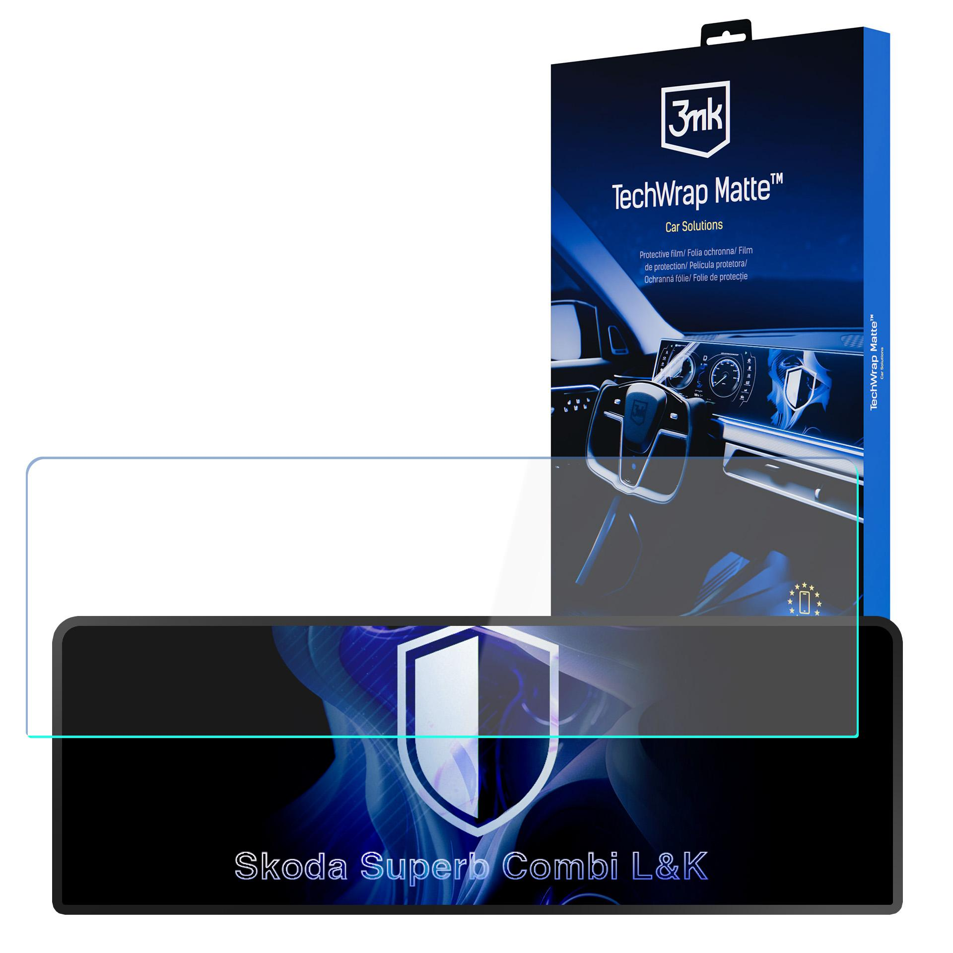 Folia ochronna 3mk TechWrap Matte do Skoda Superb Combi L&K.