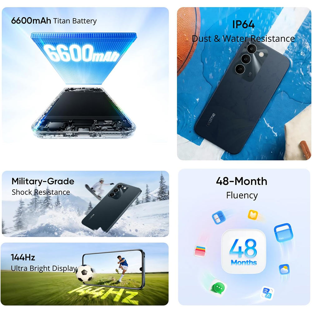 Cechy smartfona: bateria 6600mAh, IP64, klasa wojskowa, wyświetlacz 144Hz.