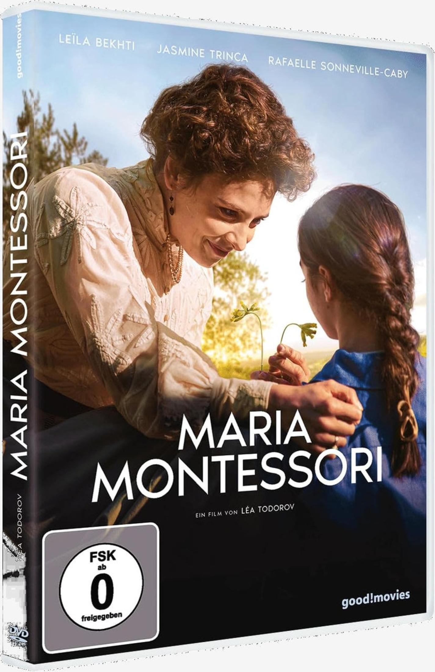 Zwei Frauen und ein Blatt, Filmplakat für Maria Montessori.