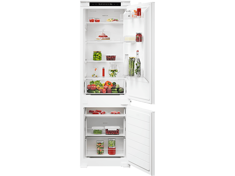 Frigo Combi Integrable No Frost AEG TC3NS181ES Alto 177cm x 54,6cm Clase E Blanco | 235, Cajón Maxibox, Multiflow, Técnica de arrastre
