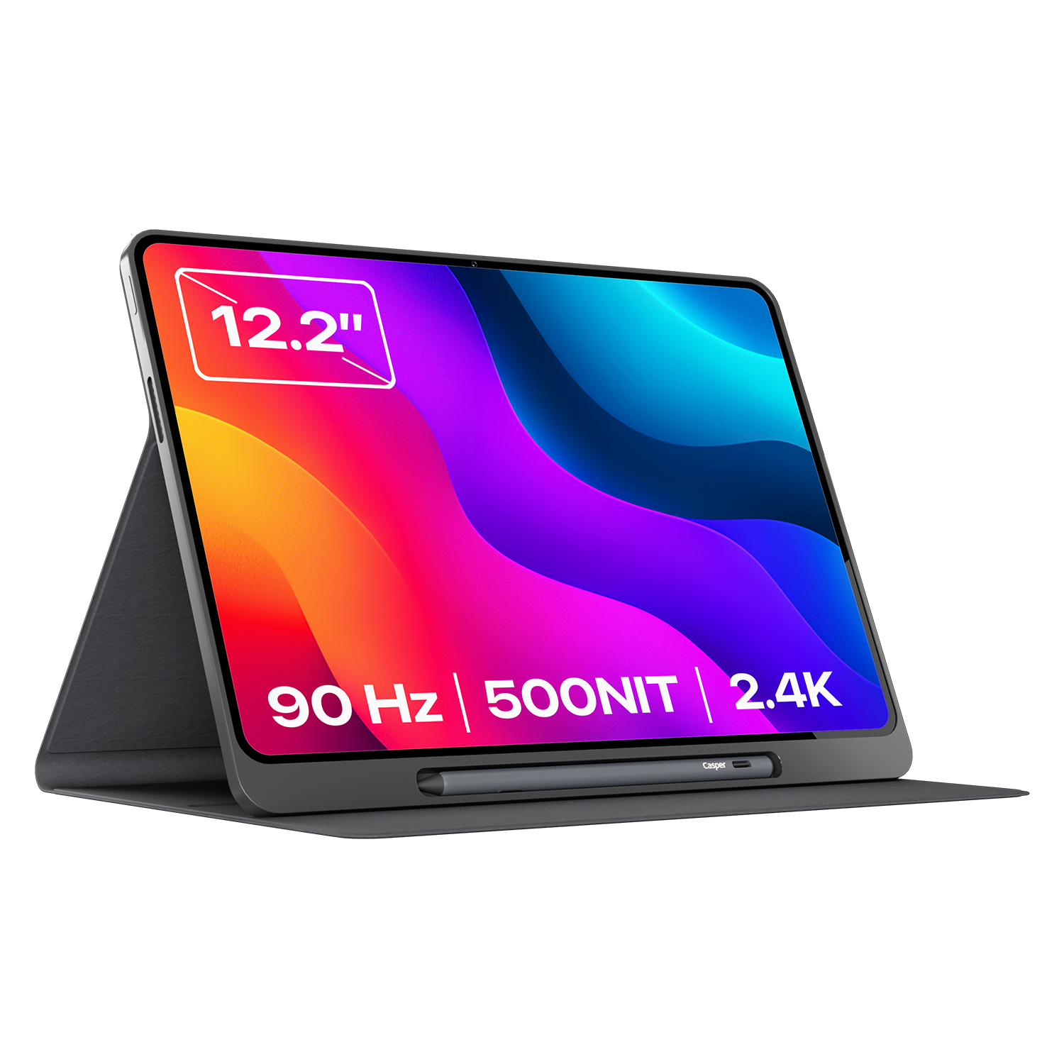 CASPER PAD M10 Pen 2.4K Casper M10 Tablet Kılıfı ve Prestige Kalem 12,2 inç 8 GB 128 GB Tablet Gri