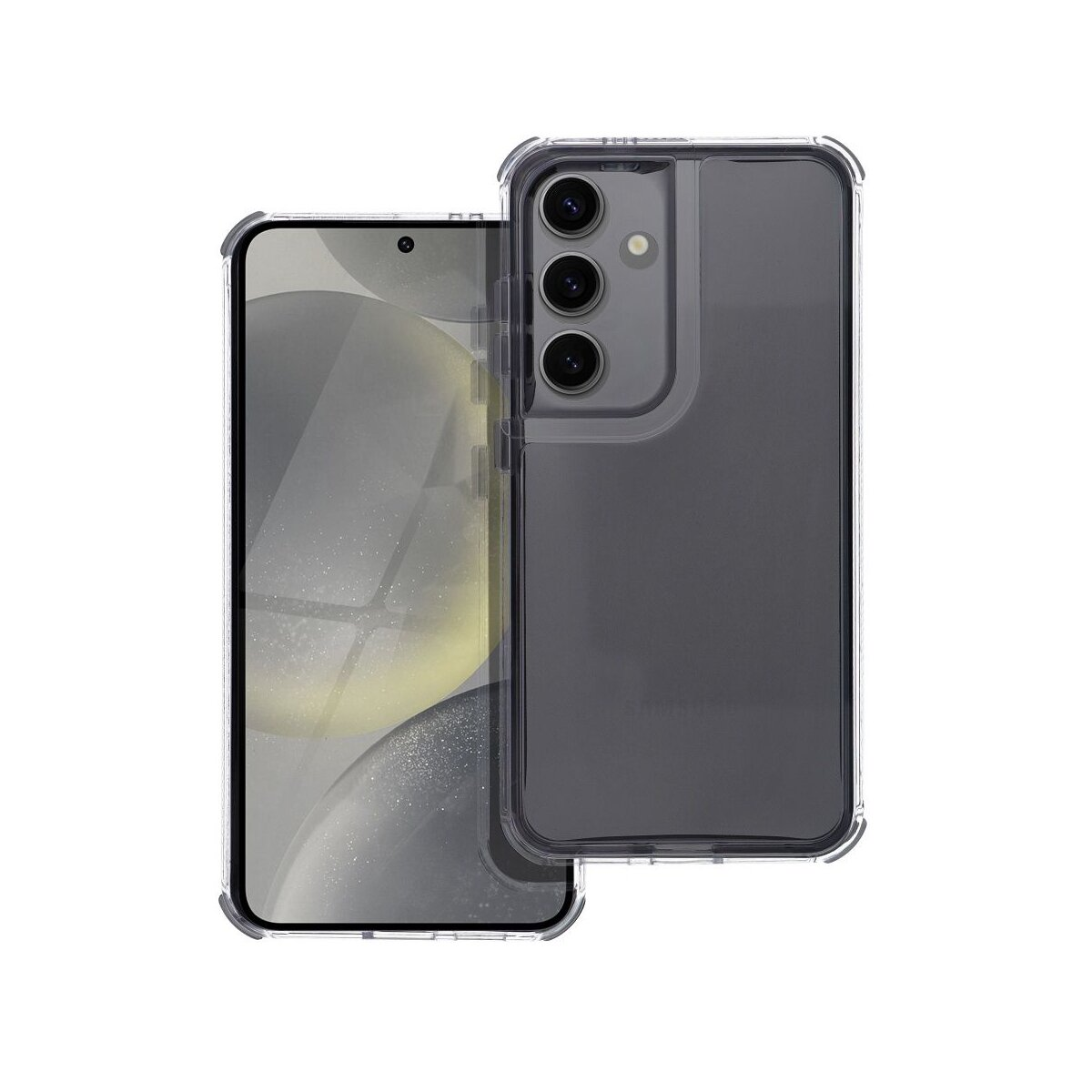 Ein durchsichtiges Handy mit drei Kameras und einem transparenten Gehäuse.