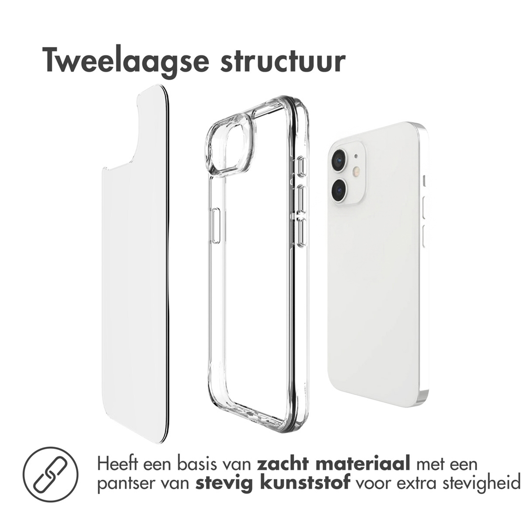 Structure à deux couches : Base souple avec une armure en plastique résistante.