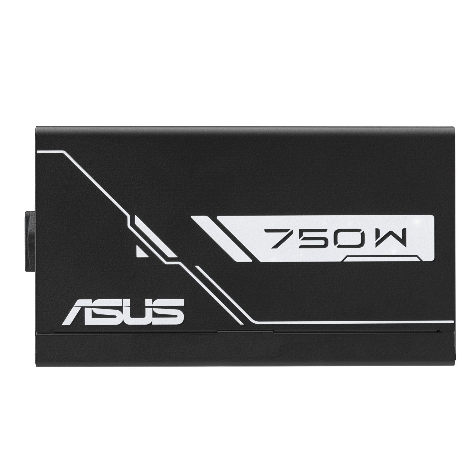 Czarny zasilacz z białym logo ASUS i oznaczeniem 750W.