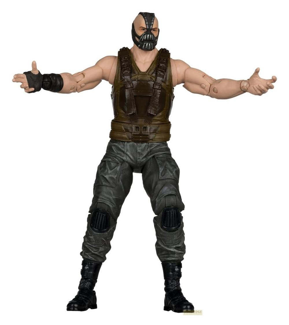 Figura de acción de Bane con máscara, chaleco y pantalones.