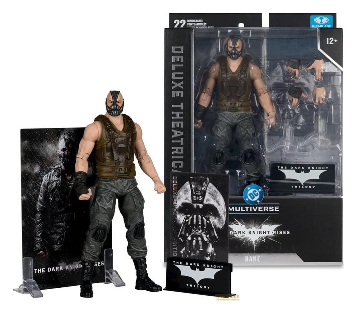 Figura de acción de Bane de El Caballero Oscuro La leyenda renace en caja.