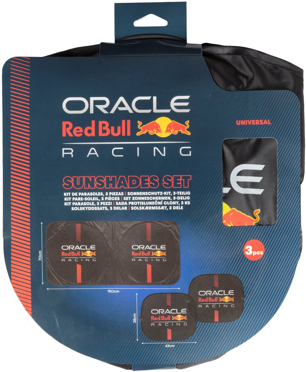 Set parasole Oracle Red Bull Racing, 3 pezzi, universale.