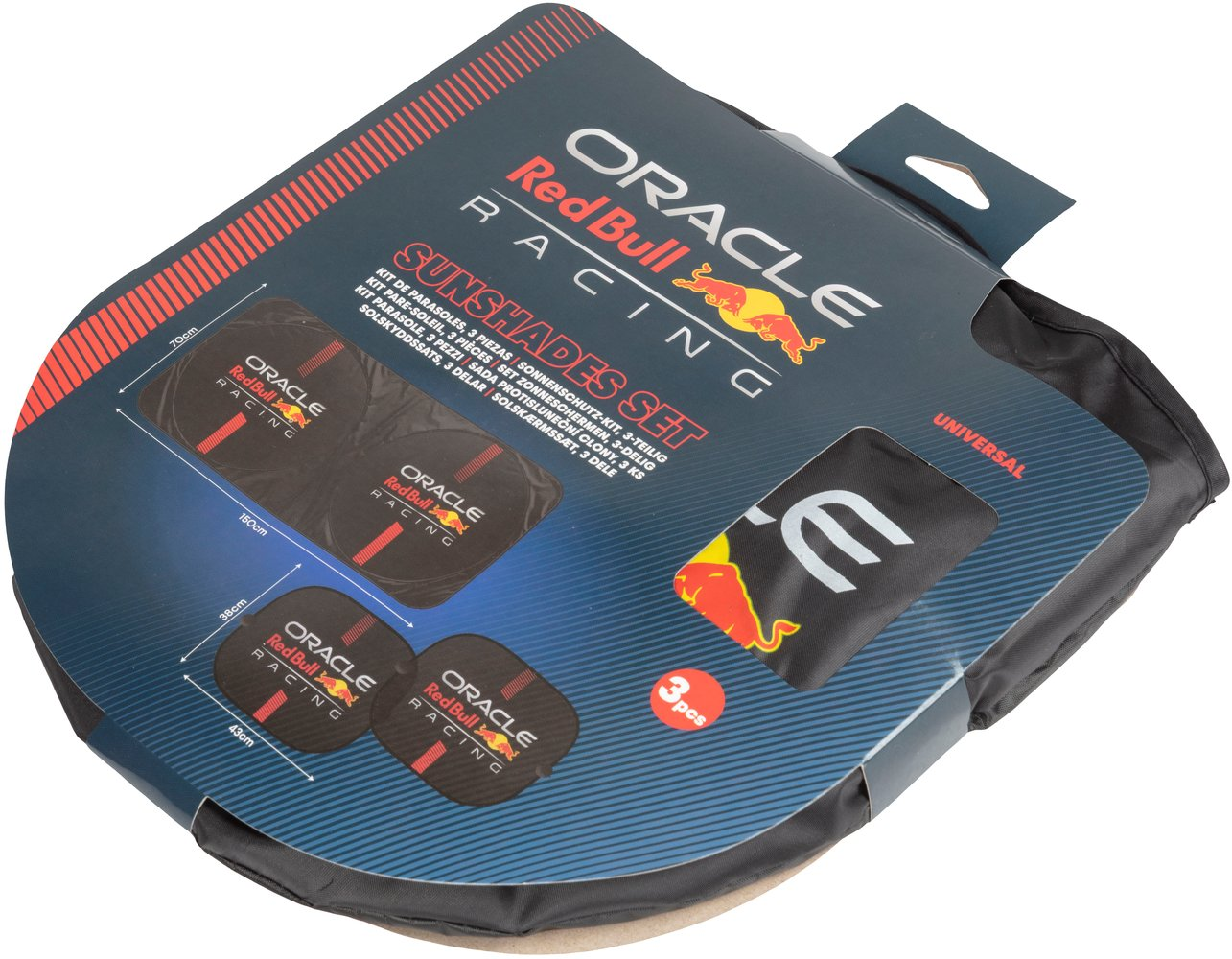 Set parasole Oracle Red Bull Racing, 3 pezzi, universale.
