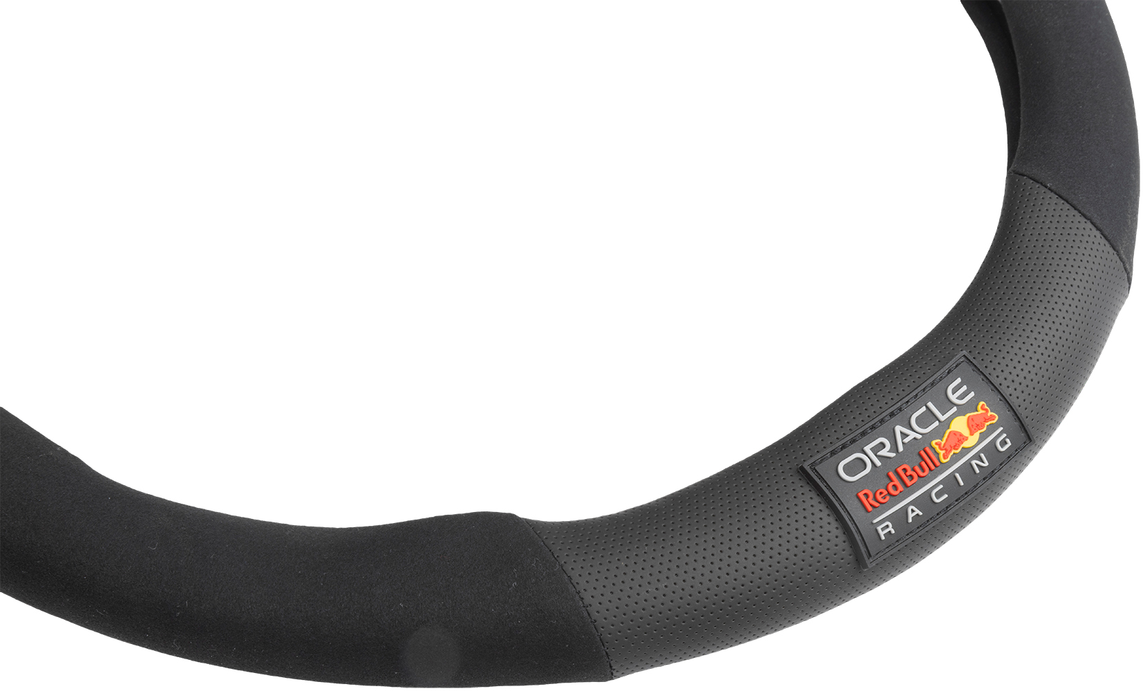 Coprivolante nero con logo Oracle Red Bull Racing.