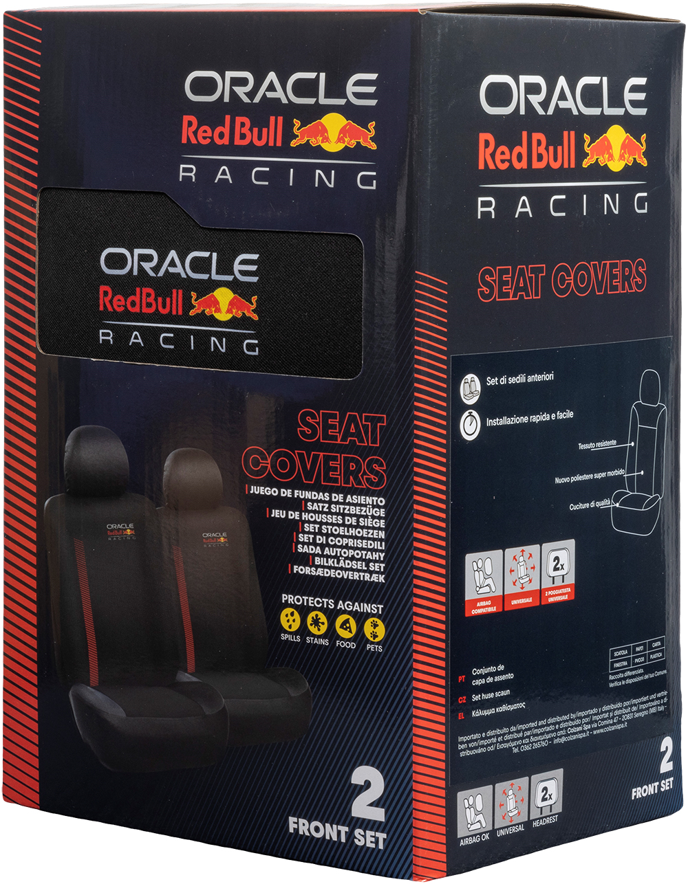 Confezione coprisedili auto Oracle Red Bull Racing, 2 set anteriori.