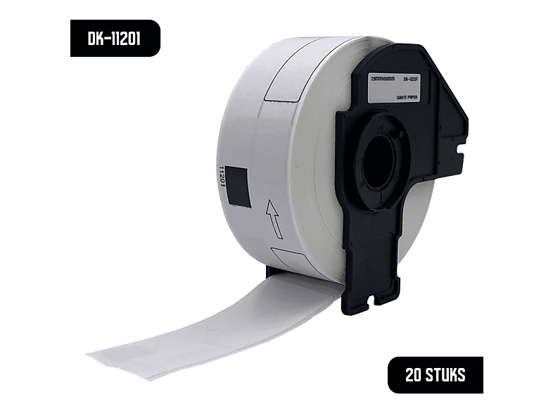 DULA DULA Labels | Compatible met Brother DK-11201 - 20 rollen - 29 x ...