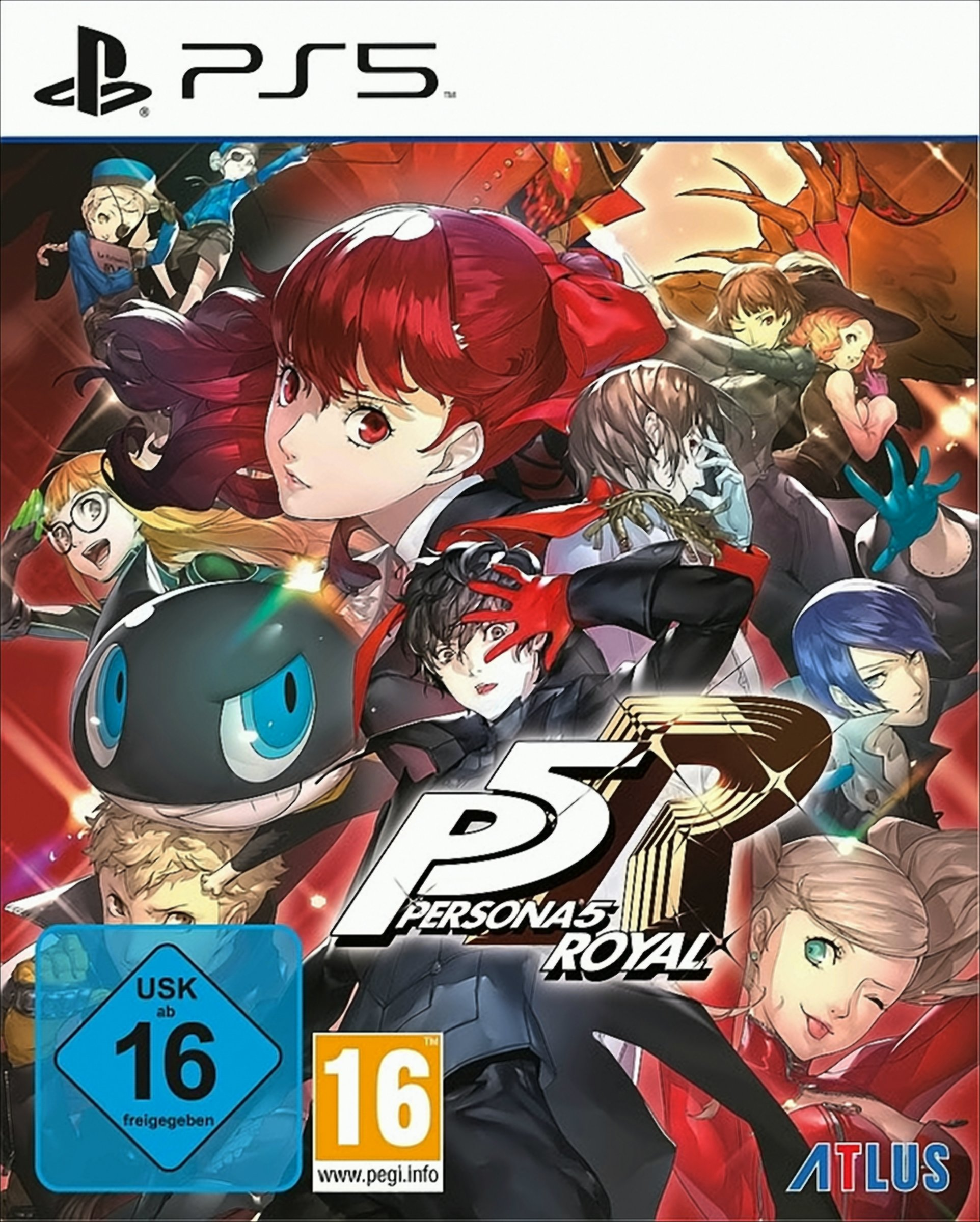 PS5-Spielcover mit Anime-Charakteren und USK-16-Siegel.