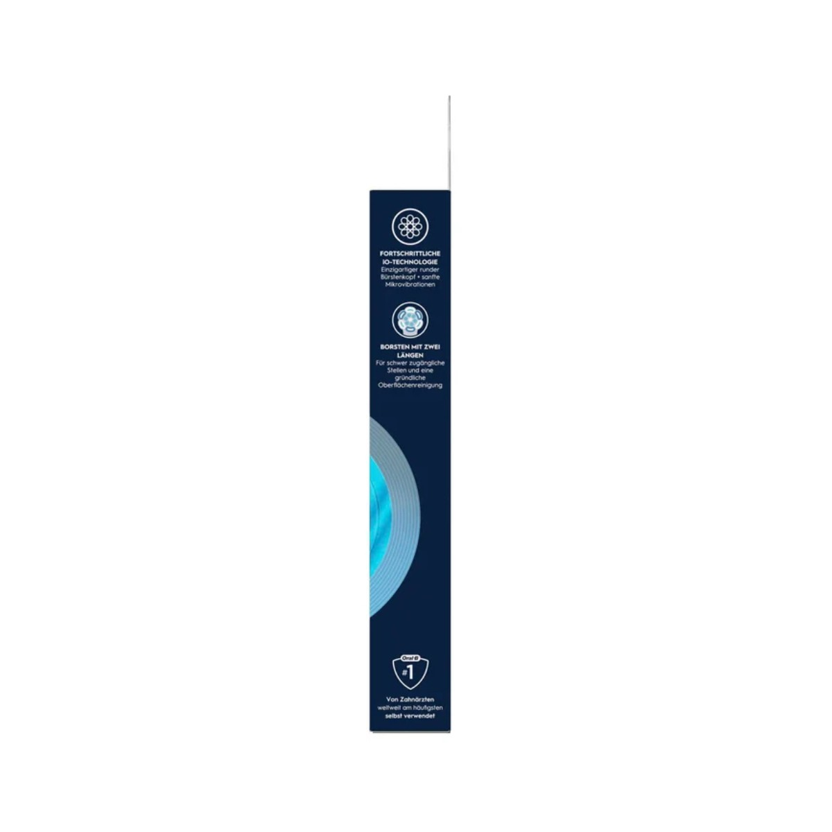 Confezione spazzolino Oral-B: tecnologia IO, setole a due lunghezze, marca n. 1 dei dentisti.