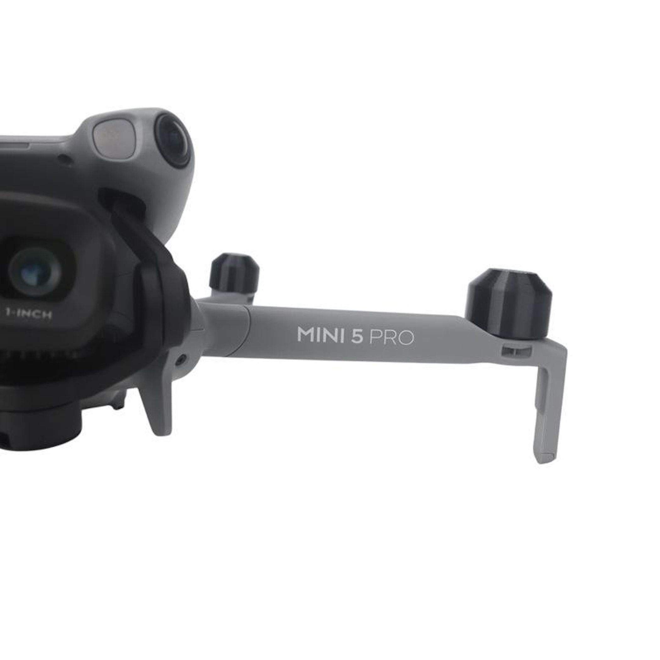 Grauer Mini-Drohne mit 1-Zoll-Kamera und "MINI 5 PRO" Aufschrift.