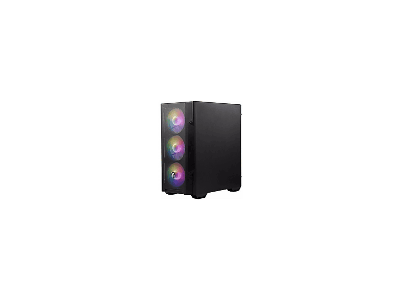 MSI Mag Force M100A D60 Akrilik Yan Panel 3x120mm 1x120mm Auto RGB Fan 600W 80+ mATX Gaming Bilgisayar Kasası