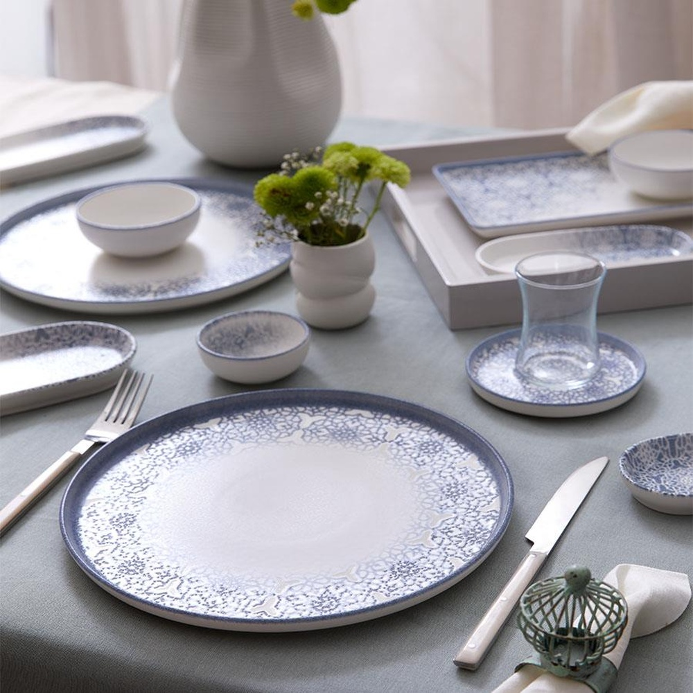 KUTAHYA PORSELEN 89A727 Bone Nordic 28 Parça Kahvaltı Takımı