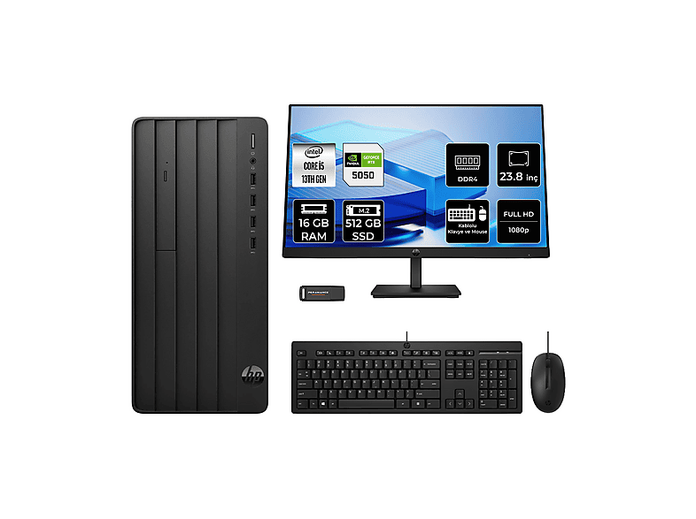 HP Pro Tower 290 G9 RTX5050 8GB 23.8