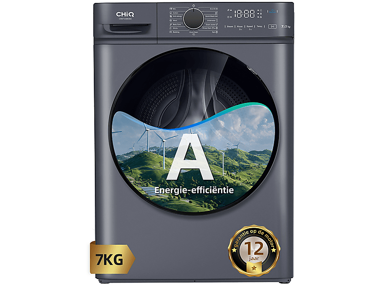 CHIQ CW07123863AX Wasmachine – 7 kg