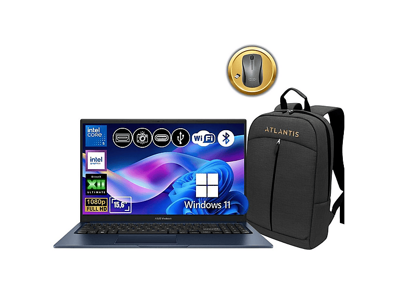 ASUS VivoBook 15 X1504VA-BQ4101 ATL41 Mouse Intel Core 5 120U 16