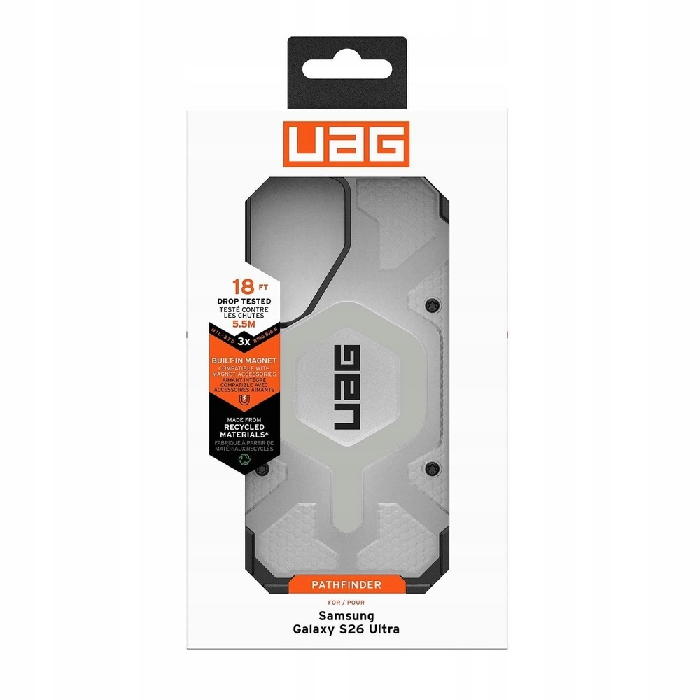 UAG Pathfinder Hülle für Samsung Galaxy S26 Ultra, 18ft sturzerprobt, eingebauter Magnet.