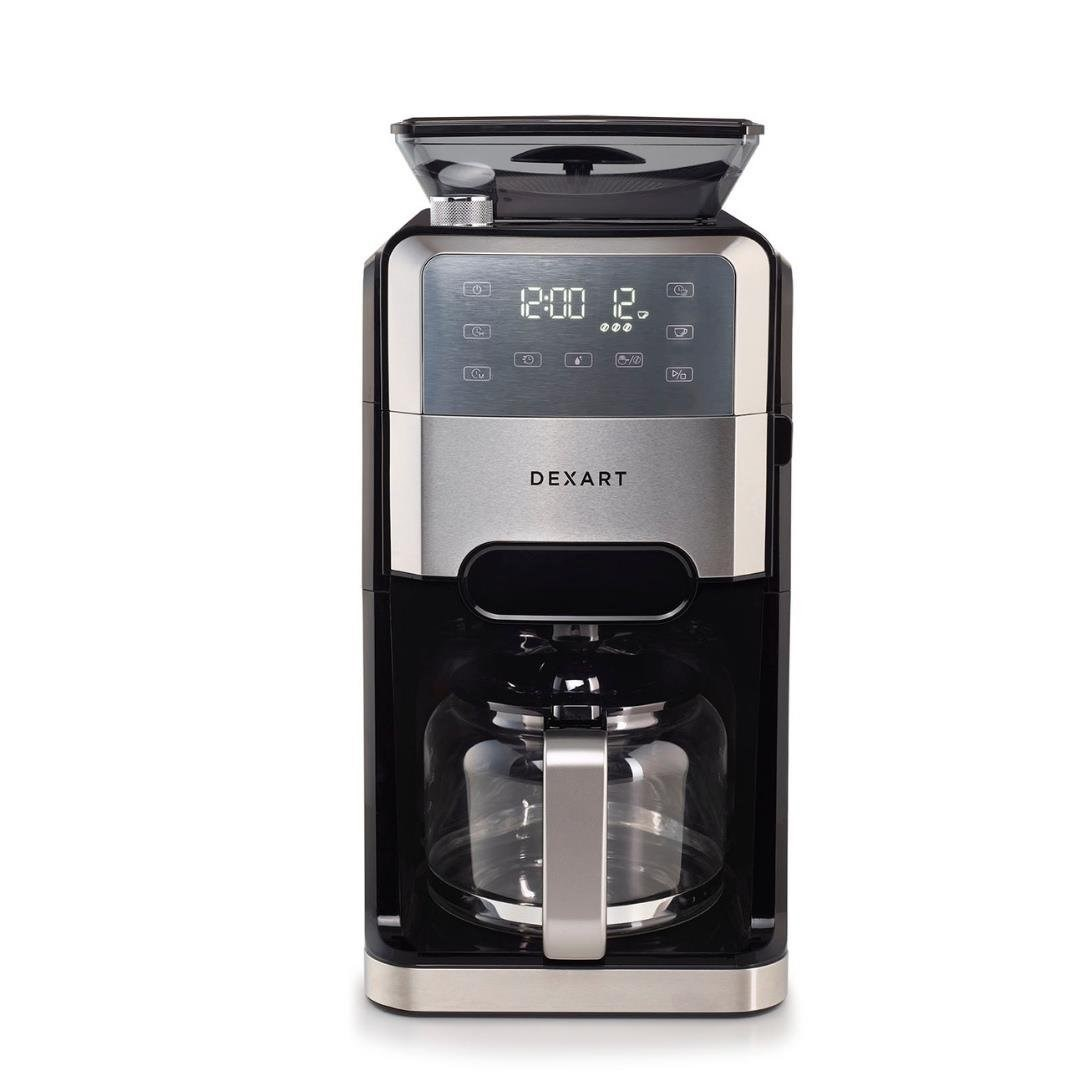 DEXART KC102C Grindbrew Öğütücülü Filtre Kahve Makinesi Gri