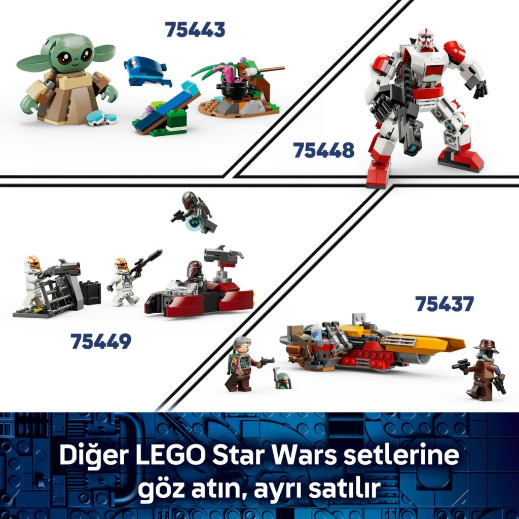 Lego Star Wars setleri: Grogu, Klon Trooper, Mandalorian ve daha fazlası.