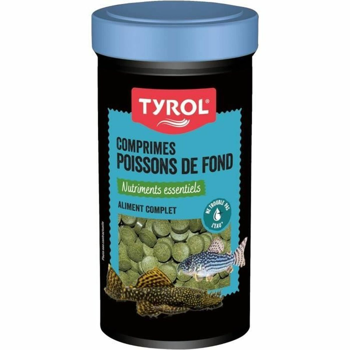 Futtertabletten für Bodenfische von Tyrol, mit essentiellen Nährstoffen.