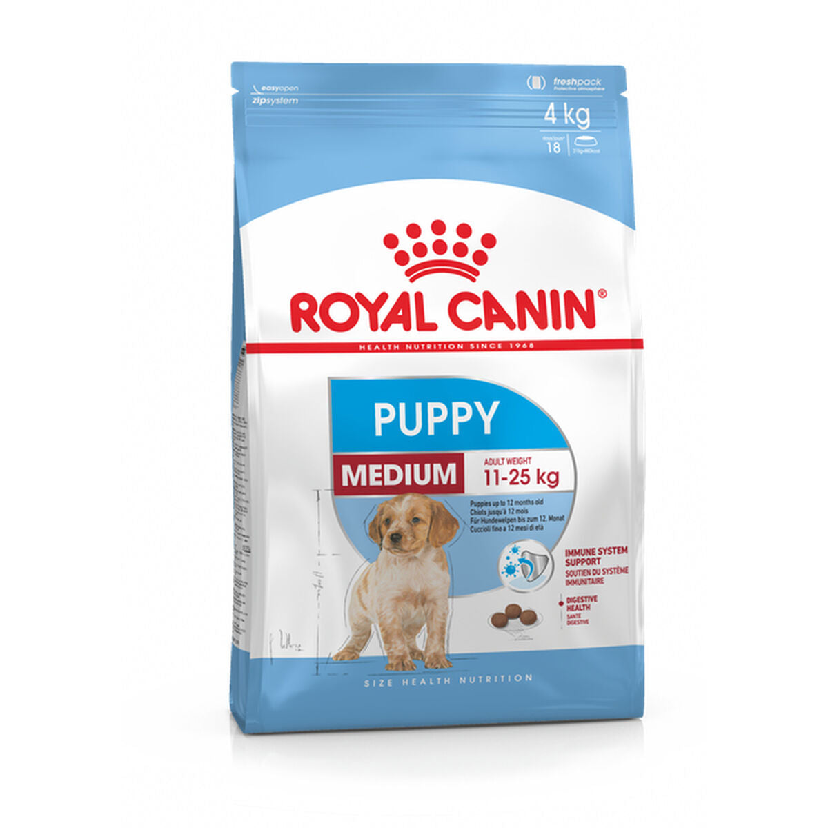 Torba karmy Royal Canin dla szczeniąt ras średnich, 4kg.