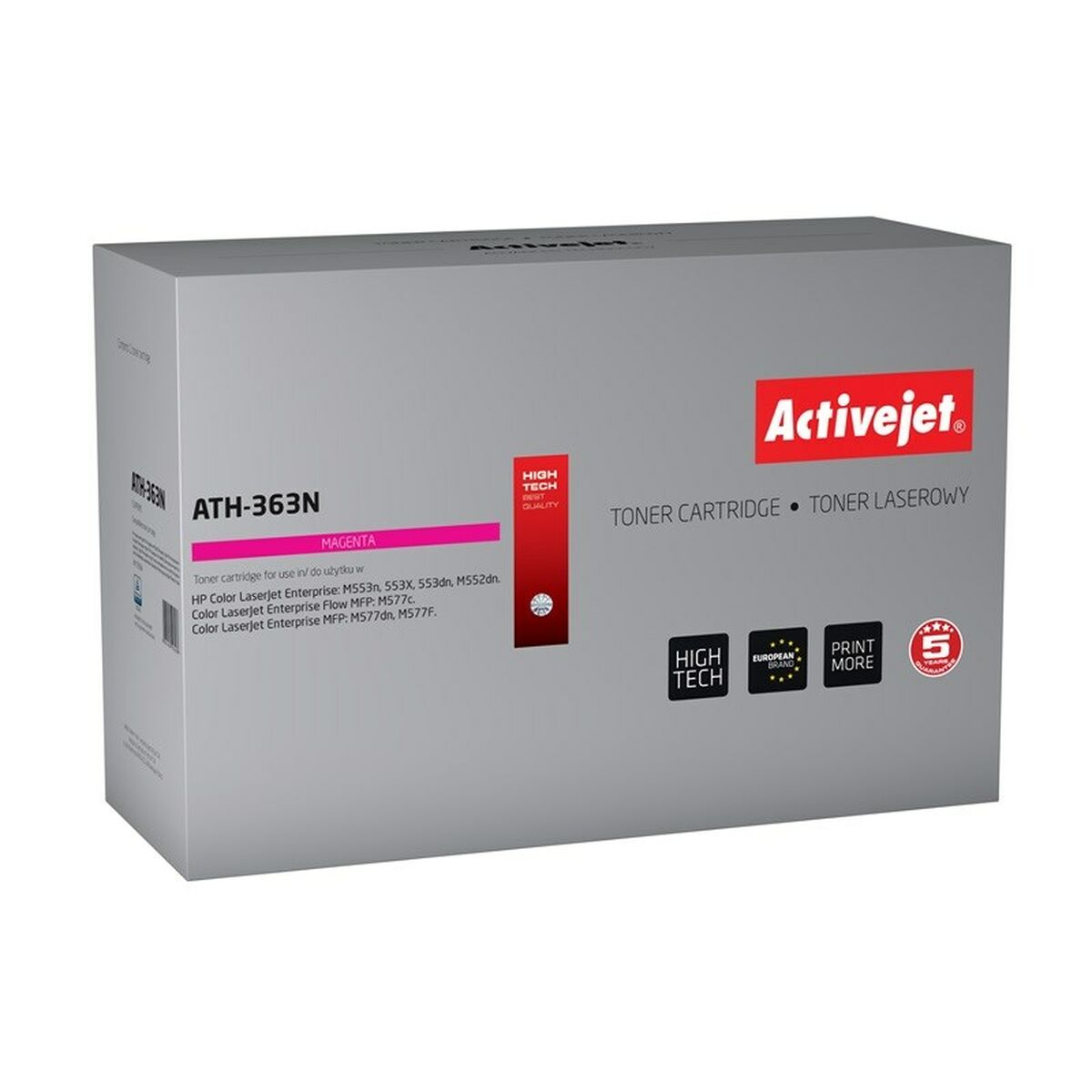 Toner Activejet ATH-363N magenta do drukarek HP LaserJet Enterprise.