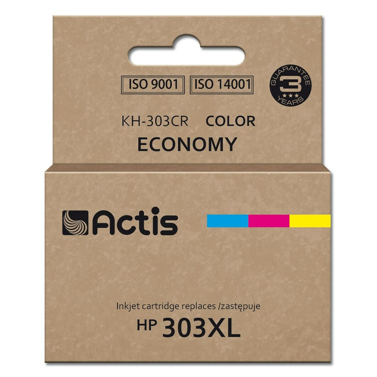 Tusz Actis KH-303CR Color Economy zastępuje HP 303XL.