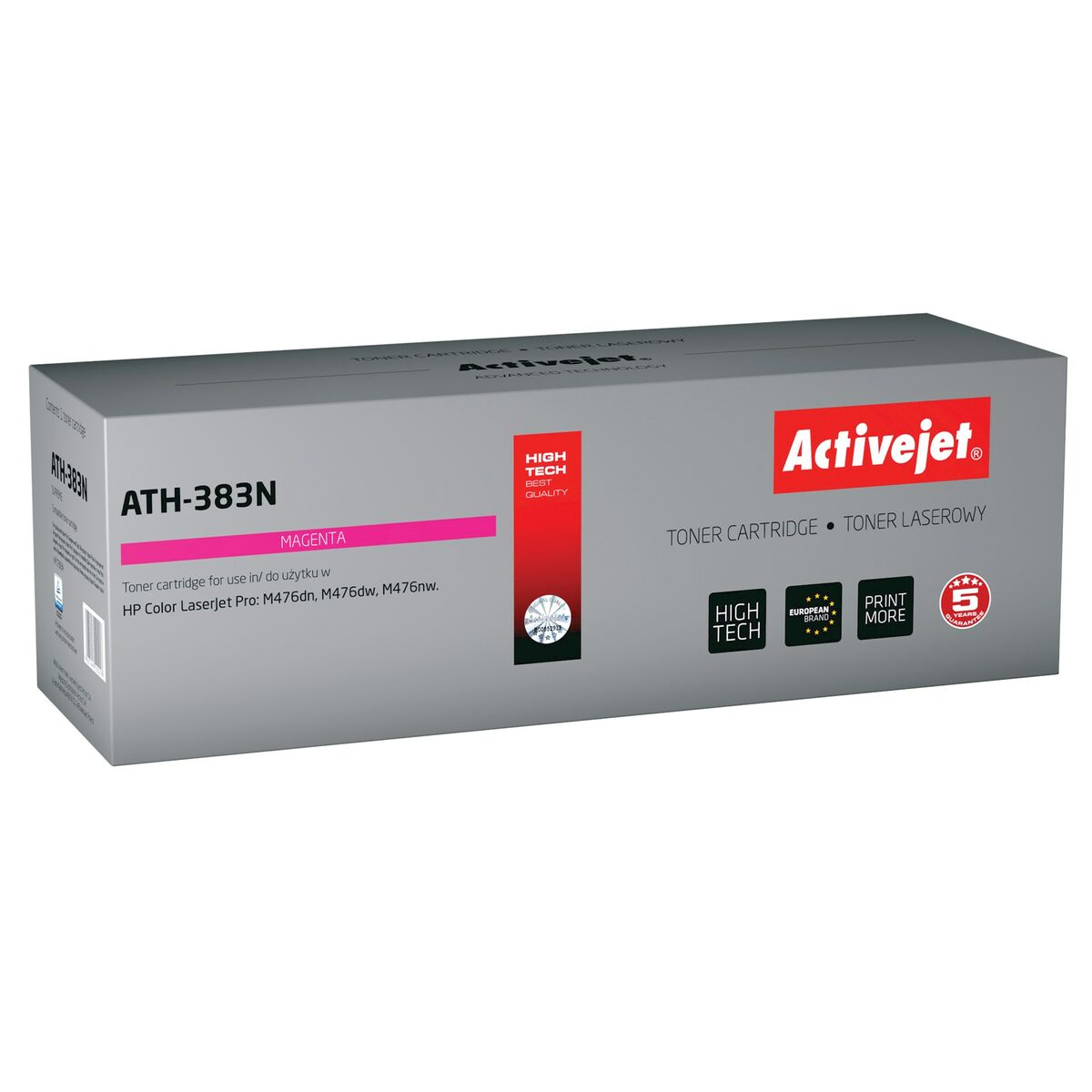 Toner magenta do HP Color LaserJet Pro M476.