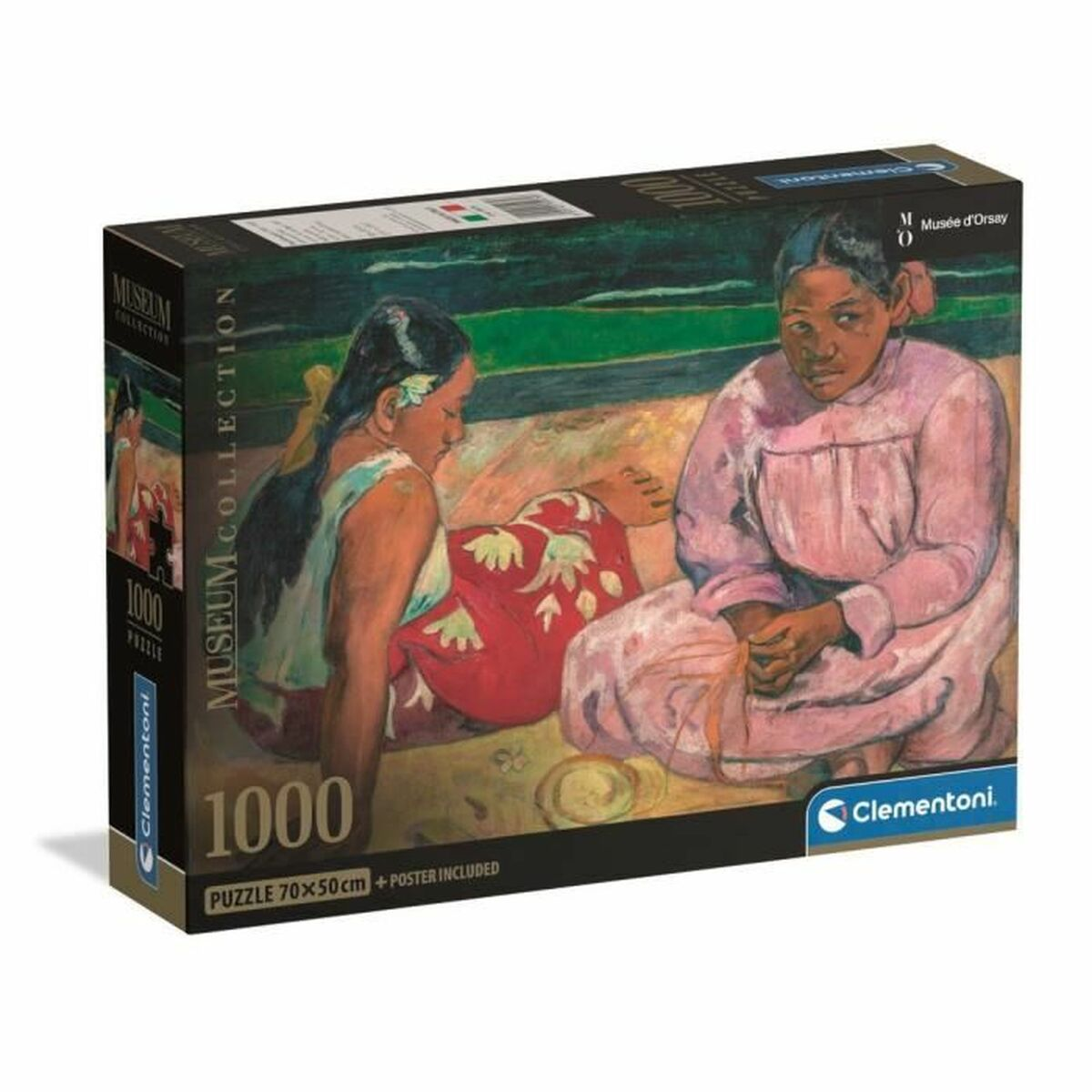 Puzzlebox with two women on a beach, Museum Collection, Clementoni.