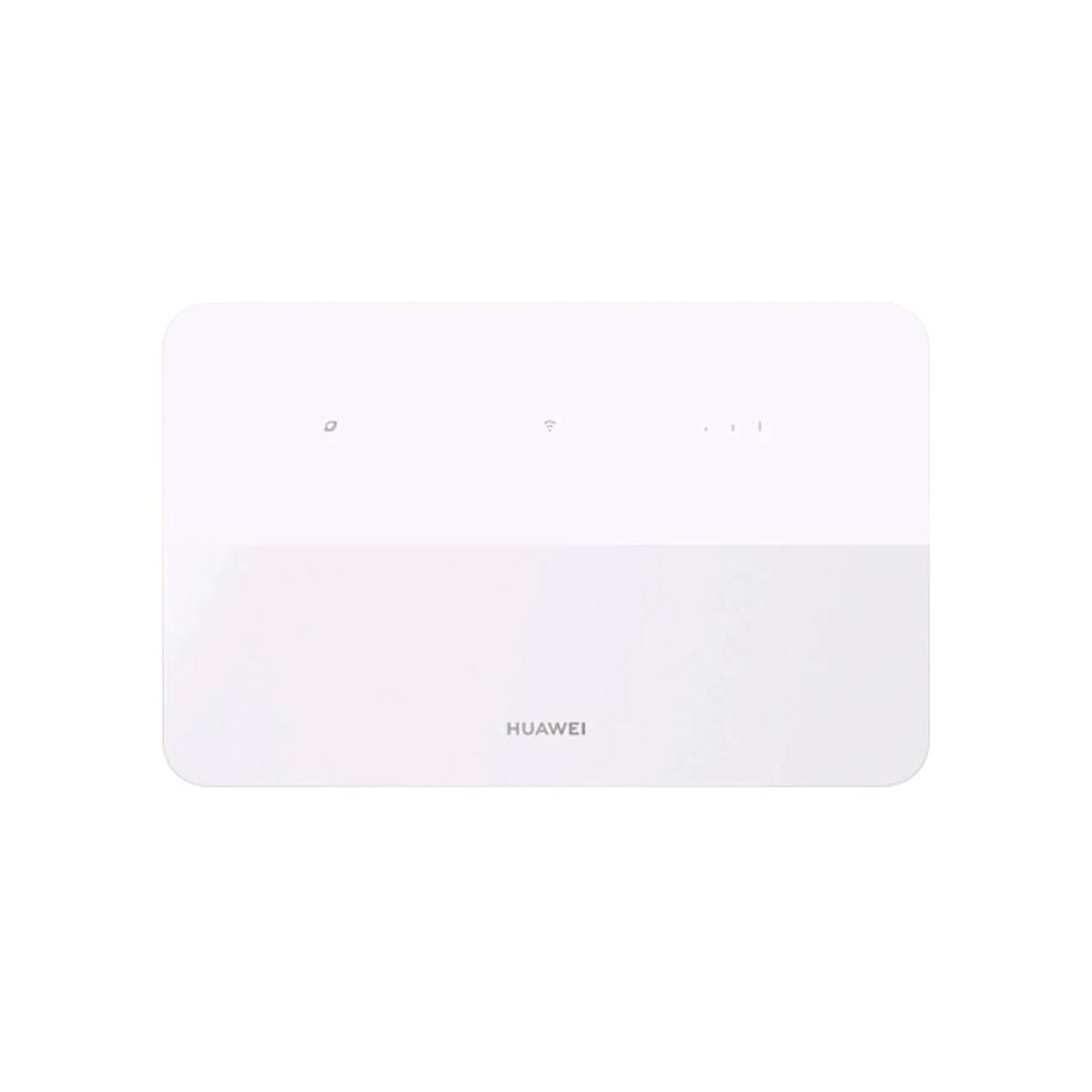 Biały router Huawei z symbolem Wi-Fi i wskaźnikami statusu.
