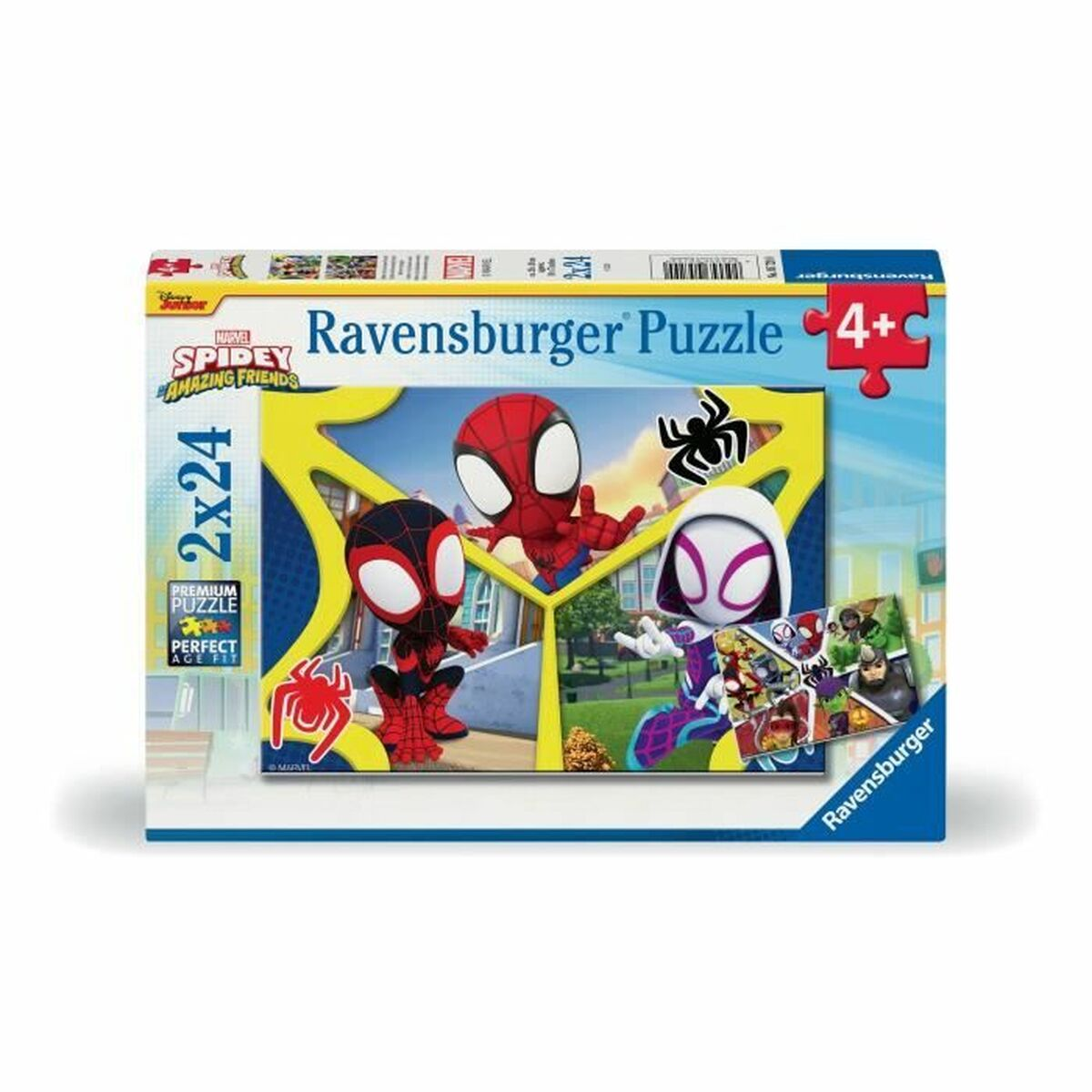 Puzzle Ravensburger ze Spideyem i Przyjaciółmi, 4+.