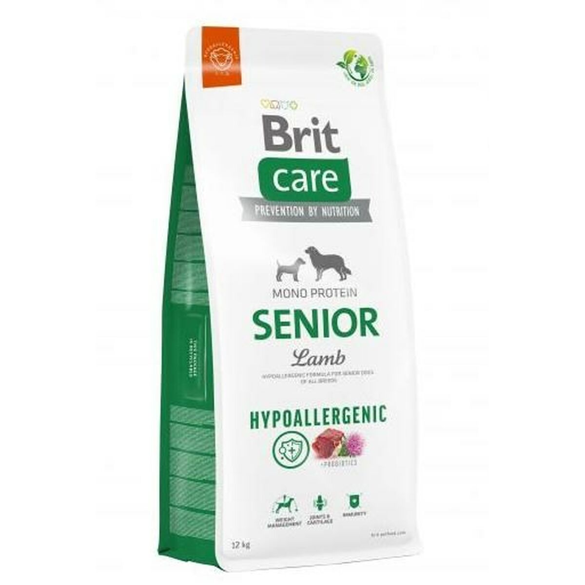 Karma dla psów Brit Care Senior Jagnięcina, 12kg, hipoalergiczna, dla seniorów.